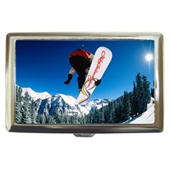 Snowboard Sport Airborne Cigarette Money Case by ArtsCafecom3