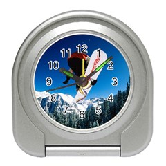 Snowboard Sport Airborne Travel Alarm Clock