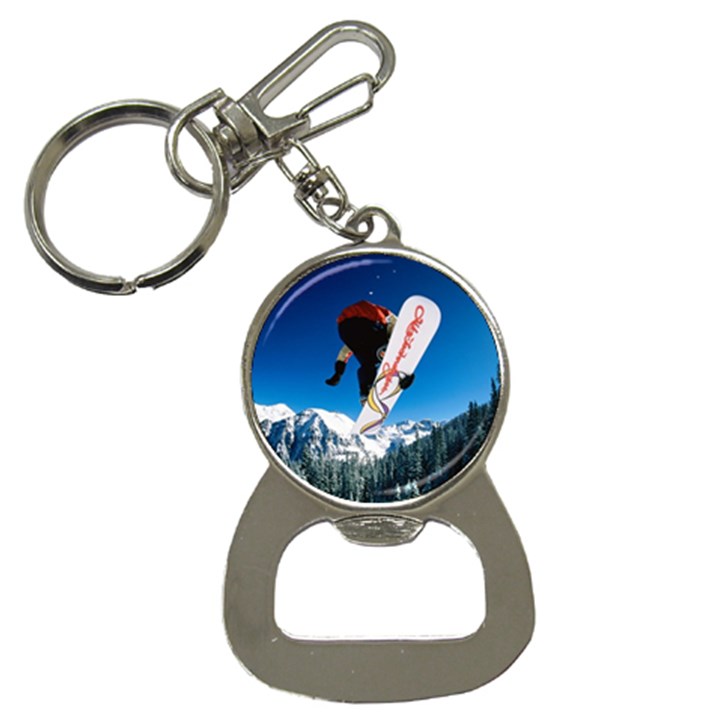 Snowboard Sport Airborne Bottle Opener Key Chain