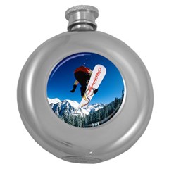 Snowboard Sport Airborne Hip Flask (5 Oz)