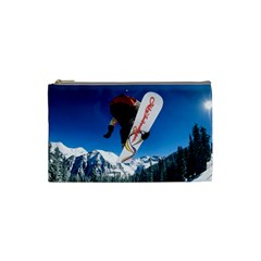 Snowboard Sport Airborne Cosmetic Bag (small)