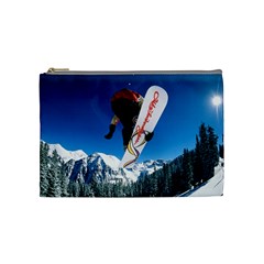 Snowboard Sport Airborne Cosmetic Bag (medium)