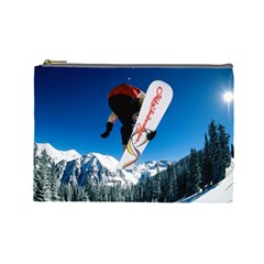 Snowboard Sport Airborne Cosmetic Bag (large)