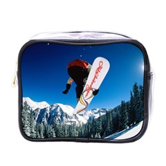 Snowboard Sport Airborne Mini Toiletries Bag (one Side)