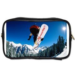 Snowboard Sport Airborne Toiletries Bag (two Sides) by ArtsCafecom3