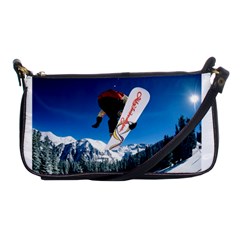 Snowboard Sport Airborne Shoulder Clutch Bag