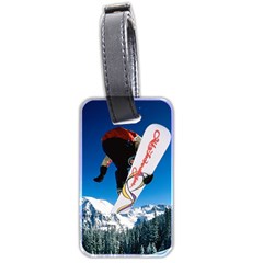 Snowboard Sport Airborne Luggage Tag (two Sides)