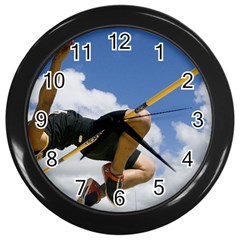 Jump  Wall Clock (black) by ArtsCafecom3