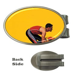 Running Sport Money Clip (oval)