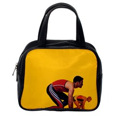 Running Sport Classic Handbag (one Side) by ArtsCafecom3