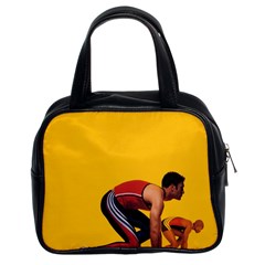 Running Sport Classic Handbag (two Sides) by ArtsCafecom3