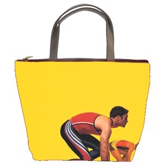 Running Sport Bucket Bag by ArtsCafecom3