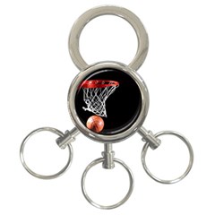 Basketball Hoops 3-ring Key Chain