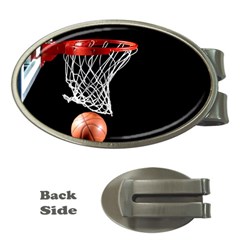 Basketball Hoops Money Clip (oval)