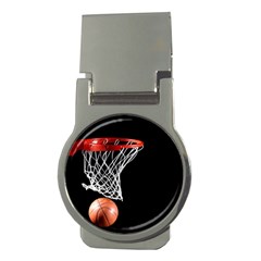 Basketball Hoops Money Clip (round)