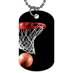 Basketball Hoops Dog Tag (one Side)