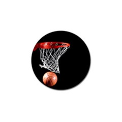 Basketball Hoops Golf Ball Marker by ArtsCafecom3