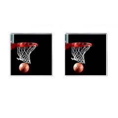 Basketball Hoops Cufflinks (square)