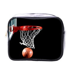 Basketball Hoops Mini Toiletries Bag (one Side)