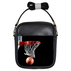 Basketball Hoops Girls Sling Bag