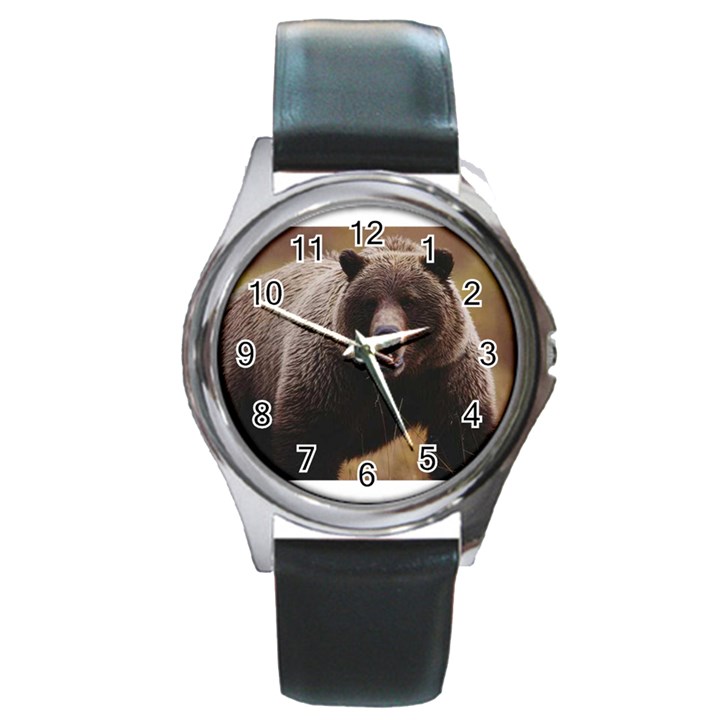 Bear2 Round Metal Watch