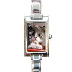 Cat1 Rectangular Italian Charm Watch