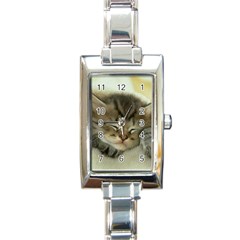 Cat3 Rectangular Italian Charm Watch