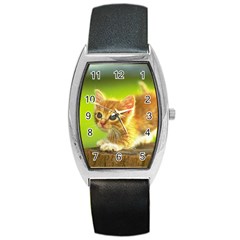 Cat5 Barrel Style Metal Watch