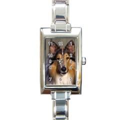 Dog4 Rectangular Italian Charm Watch