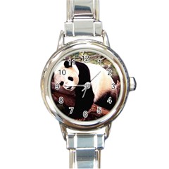 Panda1 Round Italian Charm Watch