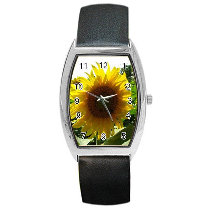 Flower2 Barrel Style Metal Watch