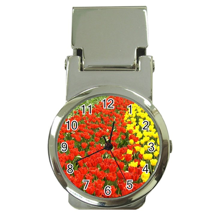 Flower1 Money Clip Watch