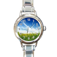 Land1 Round Italian Charm Watch