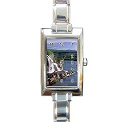 Land2 Rectangular Italian Charm Watch