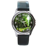 Land4 Round Metal Watch Front