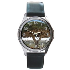 Tree2 Round Metal Watch