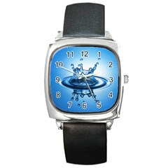 Water1 Square Metal Watch