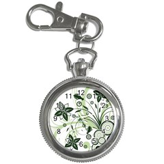 Flower1 Key Chain Watch by designergaze