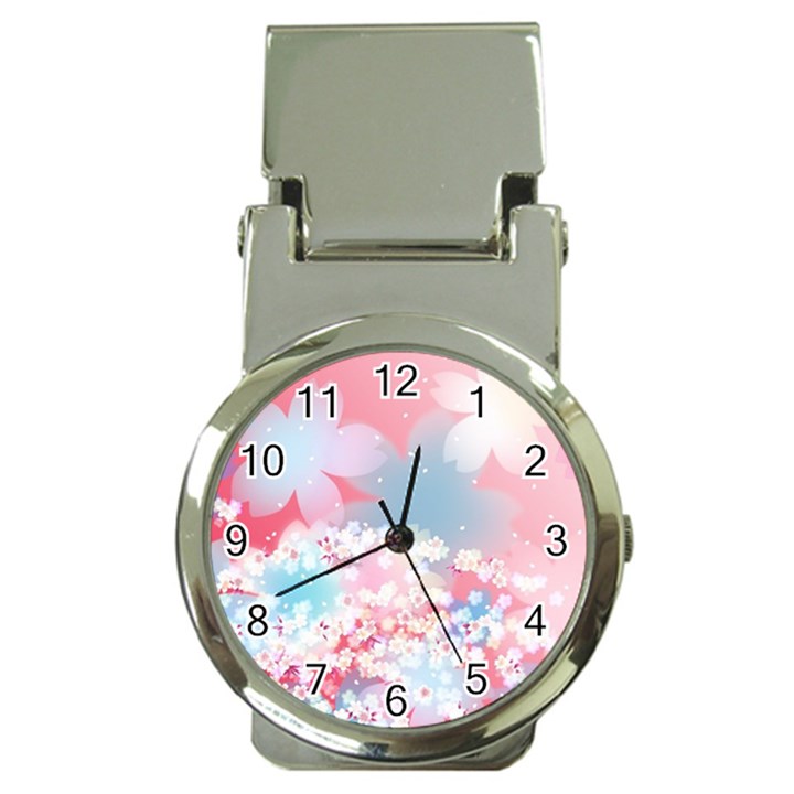 Flower2 Money Clip Watch