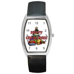 Xmas1 Barrel Style Metal Watch