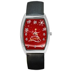 Xmas3 Barrel Style Metal Watch