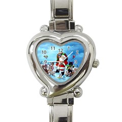 Xmas7 Heart Italian Charm Watch