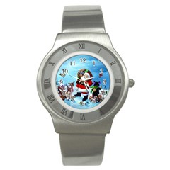 Xmas7 Stainless Steel Watch