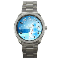 Xmas4 Sport Metal Watch by designergaze