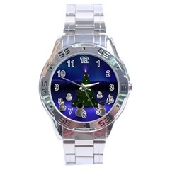 Xmas6 Stainless Steel Analogue Men’s Watch