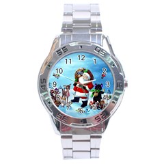 Xmas7 Stainless Steel Analogue Men’s Watch