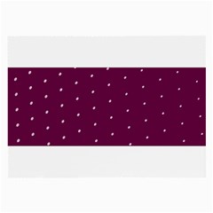 Purple White Dots Glasses Cloth (large, Two Sides) by PurpleVIP