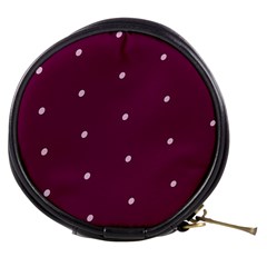 Purple White Dots Mini Makeup Bag by PurpleVIP