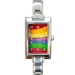 Cr8 Rectangular Italian Charm Watch