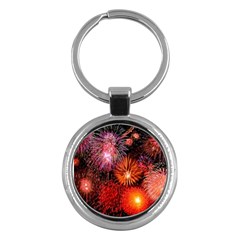 Fireworks Key Chain (round)